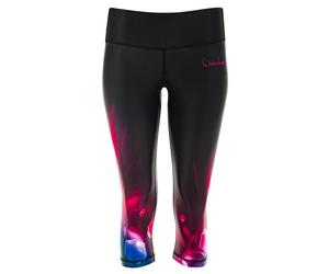 Leggings WINSHAPE "AEL202-COSMIC", Damen, Gr. XS, Normalgrößen, schwarz (cosmic), 80% Polyester, 20% Elasthan, Hosen Leggings, Capri-Leggings mit Anti-Rutsch-Effekt (83952365-XS) cosmic