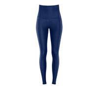 Leggings WINSHAPE "Functional Comfort HWL117C", Damen, Gr. L, Normalgrößen, blau (rich blau), 85% Polyester, 15% Elasthan, Hosen Leggings, mit V-Shape Applikation und Core-Bund (85784557-L) rich blau