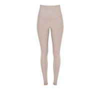 Leggings WINSHAPE "Functional Comfort HWL117C", Damen, Gr. XL, Normalgrößen, cappuccino, 85% Polyester, 15% Elasthan, Hosen Leggings, mit V-Shape Applikation und Core-Bund (26994050-XL) cappuccino