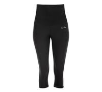Leggings WINSHAPE "Functional Power Shape 3/4-Tights HWL202", Damen, Gr. L, Normalgrößen, schwarz, 80% Polyester, 20% Elasthan, Hosen Leggings, High Waist mit Bauch-Weg-Effekt (64963238-L) schwarz