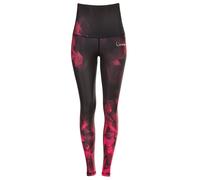 Leggings WINSHAPE "Functional Power Shape HWL102", Damen, Gr. S, Normalgrößen, rot (rubin), 80% Polyester, 20% Elasthan, Hosen Leggings, High Waist mit Bauch-Weg-Effekt (23510932-S) rubin