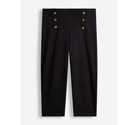 Leggings - Zierknöpfe - Schwarz XS
