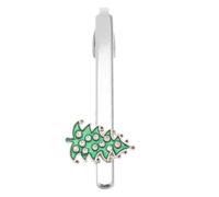 Legierung Krawattenklammer Weihnachtsbaum Grün für Hemd und Anzug | Elegantes Weihnachtsaccessoire, Hält die Krawatte Sicher, für Festtage und Firmenfeiern
