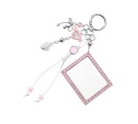 Legierungs Hardware Taschenakzent mit reflektierendem Charm Anhänger, tragbares dekoratives Accessoire für Aussehenskontrollen, reflektierender Taschenanhänger, tragbares Geldbörsenzubehör, täglicher