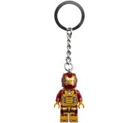 LEGO 854240 Super Heroes Iron Man Schlüsselanhänger, Der Iron Man Schlüsselanhänger ist 9 cm lang. Gold