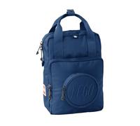 LEGO Bags Signature Brick 1x1 Kinder Rucksack 7 Liter, leichter Kindergartenrucksack, Kita Backpack in Blau, Vorschulrucksack mit großem Hauptfach, 2 kleine Fächer, Reflektoren & anpassbarer Brustgurt
