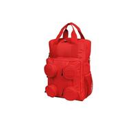 LEGO® Brick 2x2 Kinderrucksack Jungen/Mädchen I Signature Collection, Bright Red Rucksack I passt A4 I mit Organisationsfächern & Trinkflaschenfach I 15 L Wanderrucksack Kinder