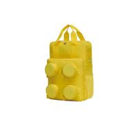 LEGO® Brick 2x2 Kinderrucksack Jungen/Mädchen I Signature Collection, Bright Yellow Rucksack I passt A4 I mit Organisationsfächern & Trinkflaschenfach I 15 L Wanderrucksack Kinder
