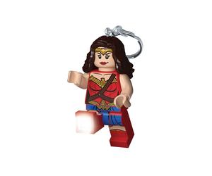 LEGO DC Comics Schlüsselanhänger mit Leuchtfunktion Wonder Woman 8 cm