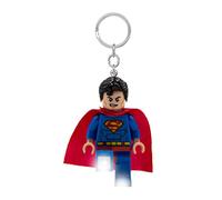 Lego DC Superheroes - Superman Schlüsselanhänger LED-Taschenlampe für DC-Fans - Fantasievolles Kinderspielzeug - 76 mm große Figur (KE92H) - Inklusive 2 CR2025 Batterien