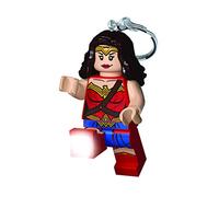Lego DC Superheroes - Wonder Woman Schlüsselanhänger LED-Taschenlampe für DC-Fans - Fantasievolles Kinderspielzeug - 76 mm große Figur (KE92H) - Inklusive 2 CR2025 Batterien