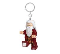 LEGO Harry Potter Schlüsselanhänger Licht - Dumbledore - 7,6 cm große Figur (KE197H), Kastanienbraun, Small