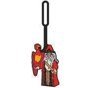 Lego Harry Potter Silikon-Gepäckanhänger für Reisen, Koffer, Rucksack, Sommer-Strandtasche - Dumbledore (53255) ungiftig, geruchlos, beschreibbare Oberfläche auf der Rückseite zur Identifikation Maße: