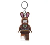 LEGO Iconic Chocolate Bunny Schlüsselanhänger Taschenlampe Spielzeug Geschenke für Kinder - 76 mm große Figur (KE180) - 2 CR2025 Batterien enthalten