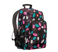 LEGO Iconic Prints Kinder-Schulrucksack, Bchertasche fr Reisen, unterwegs, Schulanfang, Jungen und Mdchen, mit verstellbaren, gepolsterten Tr