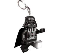 IQ Lego Star Wars - Darth Vader Schlüsselanhänger mit LED-Taschenlampe Spielzeuggeschenke für Kinder - 76 mm große Figur - 2 CR2025 Batterien enthalten