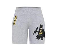 LEGO Jungen Batman Kurze Hose Lwparker 305 Shorts, 912 Grey Melange, 110 EU