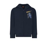 LEGO Jungen Ninjago Sweatjacke Mit Hoodie Lwstorm 303 Kapuzenpullover, 590 Dark Navy, 104 EU