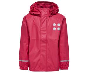 LEGO - Kid's Jamaica 101 Rain Jacket - Regenjacke, Gr. 140, rot/rosa (Rot)