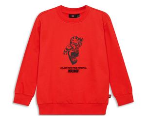 LEGO® kidswear LEGO NINJAGO SWEATSHIRT - LWSAKU 600 RED (349) 104