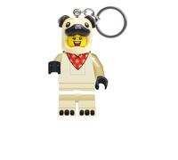 LEGO Minifigures Schlüsselanhänger mit Leuchtfunktion Mops 8 cm
