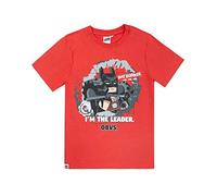 LEGO Movie 2 Jungen T-Shirt mit Batman Rubberdruck und Rundhalsausschnitt