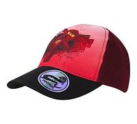 LEGO Ninjago Baseball Cap, Kappe Schirmmütze für Kinder Jungen Cappy mit Klettverschluss verstellbar (Rot 52)