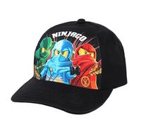 LEGO Ninjago Cap Kappe Baseballkappe Snapback verstellbar Cappy, Größe:54, Farbe:Schwarz