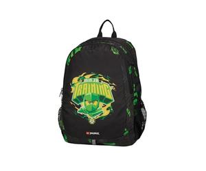 LEGO® NINJAGO® Elemental Master of energy Core Aero Schulrucksack I Grün I Ergonomischer Schulrucksack Teenager mit Brustgurt & 360° Reflektoren I 20 L Schulranzen Jungen 1. Klasse