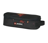 LEGO® NINJAGO® Federmäppchen Junge Kai - Faulenzer Mäppchen mit großem Fach, Namensschild & Tragegriff, 21 x 6 x 10 cm - für Schule & Kindergarten