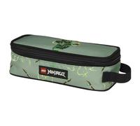 LEGO® NINJAGO® Federmäppchen Junge Spinjitzu Master - Faulenzer Mäppchen mit großem Fach, Namensschild & Tragegriff, 21 x 6 x 10 cm - für Schule & Kindergarten