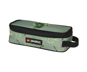 LEGO® NINJAGO® Federmäppchen Junge Spinjitzu Master - Faulenzer Mäppchen mit großem Fach, Namensschild & Tragegriff, 21 x 6 x 10 cm - für Schule & Kindergarten