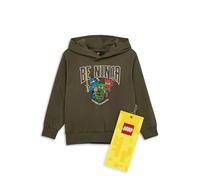 Lego® NINJAGO® Hoodie für Jungen - Kapuzenpullover mit Ninja-Print | Weiches Sweatshirt aus 100% Bio-Baumwolle | Bequemes Oberteil für Fans