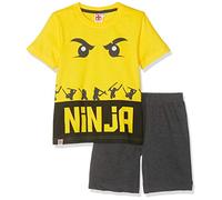 LEGO NINJAGO Jungen 5534 Zweiteiliger Schlafanzug, Gelb, 104