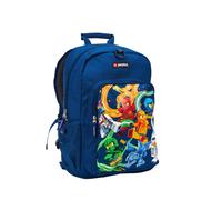 LEGO NINJAGO Kinder-Schulrucksack, Bchertasche fr Reisen, unterwegs, Schulanfang, Jungen und Mdchen, mit verstellbaren, gepolsterten Trgern u
