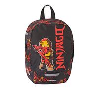 LEGO® NINJAGO® Kindergartenrucksack Jungen Red - Leichter Wanderrucksack Kinder mit Brustgurt & Reflektoren, Kinderrucksack 10 L, 24 x 32,5 x 13 cm