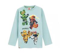 LEGO Ninjago Langarmshirt (DE/NL/SE/PL, Numerisch, 104, Regular, hellblau)