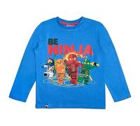 LEGO Ninjago Langarmshirt Jungen (Blau 2, 128)