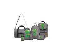 LEGO® NINJAGO® Schulranzen Jungen 1. Klasse Set Green -6-teilig LEGO NINJAGO Set mit Schulrucksack Jungen, Turnbeutel, Federmäppchen Junge, Geldbörse & Sporttasche