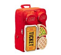 LEGO® Rucksack mit Ziegelsteinen, Rot/Ausflug, einfarbig (Getaway Solids), Einheitsgröße, Kinder-Rucksack