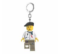 LEGO Minifiguren, groß, 7,6 cm hoch, Schlüsselanhänger - Künstler (KE216H), Weiß, Größe L: 7,6 cm hoch, Weiß, Large - 3 inches tall