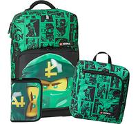 LEGO Schulranzenset JOHANSEN Optimo Plus NINJAGO Green, 3-tlg. (2022)