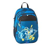 LEGO® - Small Extended Jungen Rucksack - LEGO®, City Race 2023 - Schaumgepolstertes Rückenteil und 1x1 LEGO Reißverschlusszipper - Reflektoren an allen vier Seiten