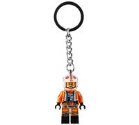 LEGO Star Wars Luke Skywalker Pilot Outfit Minifigur Schlüsselanhänger 854288, Orange, S