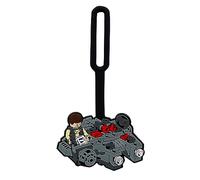 LEGO Star Wars Taschenanhänger - Millennium Falcon (52236) Silikon Gepäckanhänger für Reisen, Koffer, Rucksack