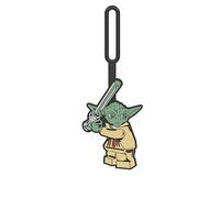 LEGO Star Wars Taschenanhänger - Yoda (52222), Gepäckanhänger aus Silikon, beschreibbare Oberfläche auf der Rückseite zur Identifikation, misst 16,5 cm lang, für Reisen, Koffer, Rucksack