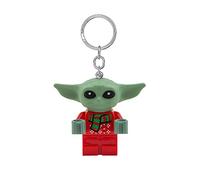 LEGO Star Wars The Mandalorian Schlüsselanhänger Light - Grogu Holiday Sweater (KE208AH), ab 6 Jahren, 1 Licht-Schlüsselanhänger, rot, Größe L - 5,1 cm hoch, Rot, Größe L: 5,1 cm hoch, Rot, Größe L