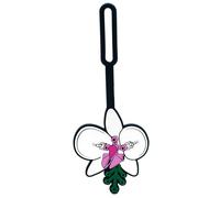 IQ Taschenanhänger Botanische Orchidee (53660) – Silikon Gepäckanhänger, Koffer-Identifikation