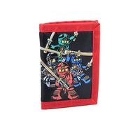 LEGO Trifold Wallet, Kids Unisex Wallet for Boys and Girls, with Clear ID Window, Card and Cash Pockets and Secure Hook and Loop Closure, NINJAGO, Einheitsgröße, Ninjago Geldbörse