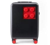 LEGO Trolley Backstein 2x2 S Schwarz und Rot, Schwarz